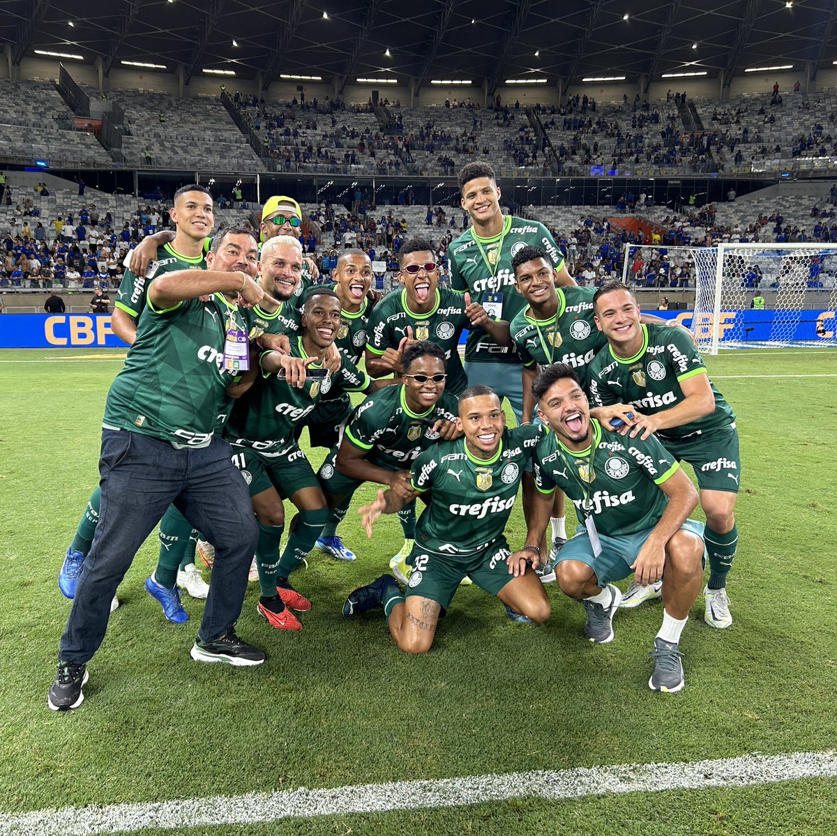 Palmeiras's tweet photo. Só #CriaDaAcademia 🔛! 📸

#ViradaHeroica
#AvantiPalestra https://t.co/CkgwajSOsP