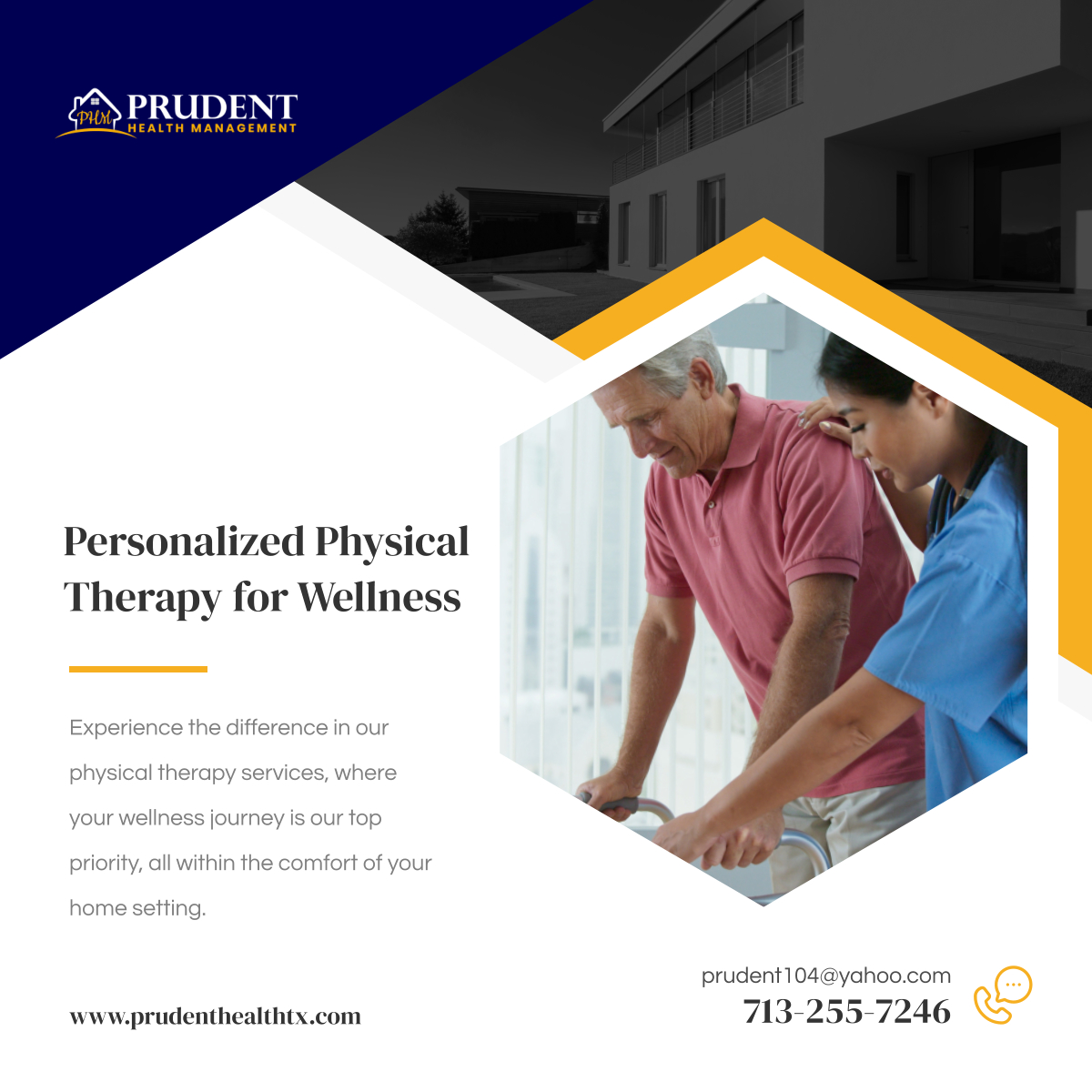 PrudentHMgmt's tweet photo. Our physical therapy provides personalized care in a home-like environment with dedicated support to achieve wellness goals. It's a path to recovery, an ode to independence, and an investment in a healthier future.

#HoustonTX #HomeHealthCare #PhysicalTherapy https://t.co/5AhVC3SoAl