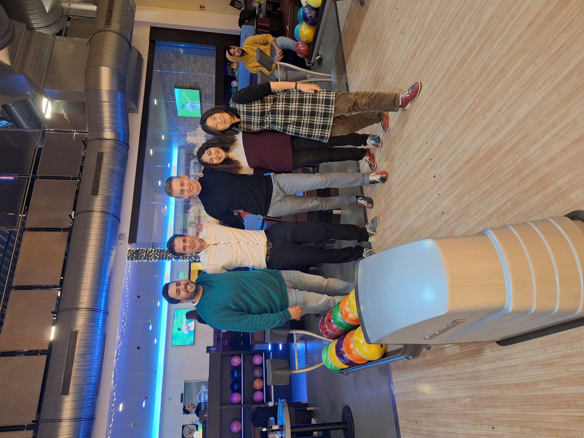 A new tradition is born. First christmas bowling with my <a href="/THMittelhessen/">Technische Hochschule Mittelhessen</a>  team Nadeen Omar , Mahmoud Metwally , Victor Smirnov and Mie Hanamoto. Next time hopefully also with Lena Müller .