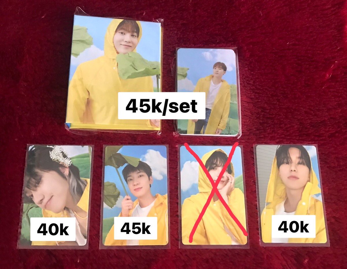 go_belvakpop's tweet photo. [WTS]
• want to sell •

🏷 Harga di foto

- PC Hao, Wonwoo, Hoshi Carat Version Heaven Seventeen
- Set Kolbuk + PC Seungkwan

✅ Bersih INA
❌ Packing + admin 🍊

#SEVENTEEN #Caratversion #SEVENTEENTH_HEAVEN #WTS https://t.co/G7126DgkIu