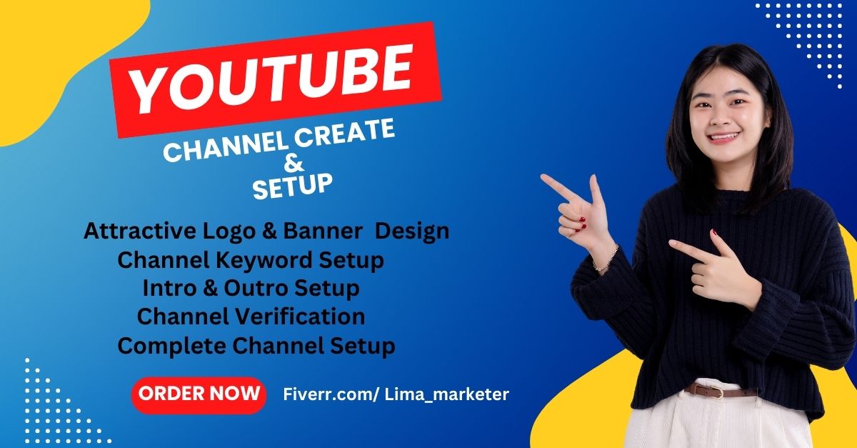 ✅YouTube Channel Create &amp; Setup
It is very important to have a professional YouTube channel to promote and expand your business. I will help you create a professional YouTube channel.
⏩Order Now👇👇
fiverr.com/lima_marketer/…

#youtube #youtubemarketing 
#youtuber