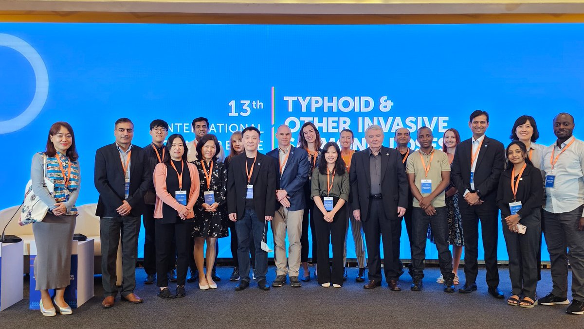 📍 Kigali, Rwanda

Team IVI at the 13th International Conference on Typhoid & Other Invasive Salmonelloses to present our work to #takeontyphoid 

Thanks to our partners @PreventTyphoid @sabinvaccine and TyVAC for organizing this critical global conference on #typhoid!