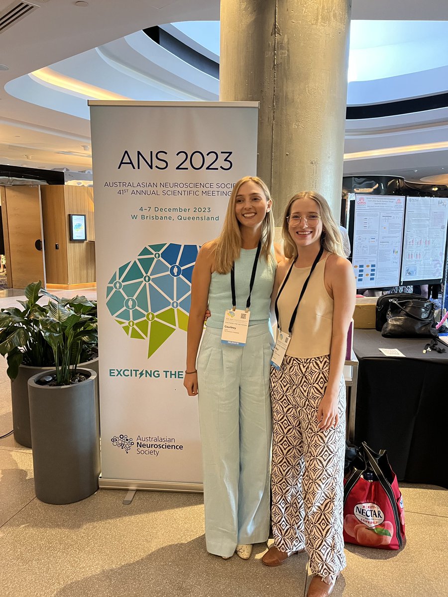 Supportive Oncology Research Group (@supponcrg) on Twitter photo SORGies <a href="/MayaRDavies/">Maya Davies</a> and <a href="/CourtneyCross_1/">Courtney Cross</a> at the Australasian Neuroscience Society meeting in Brisbane, presenting their work on chemotherapy-induced cognitive impairment. #supponc SORGies <a href="/MayaRDavies/">Maya Davies</a> and <a href="/CourtneyCross_1/">Courtney Cross</a> at the Australasian Neuroscience Society meeting in Brisbane, presenting their work on chemotherapy-induced cognitive impairment. #supponc