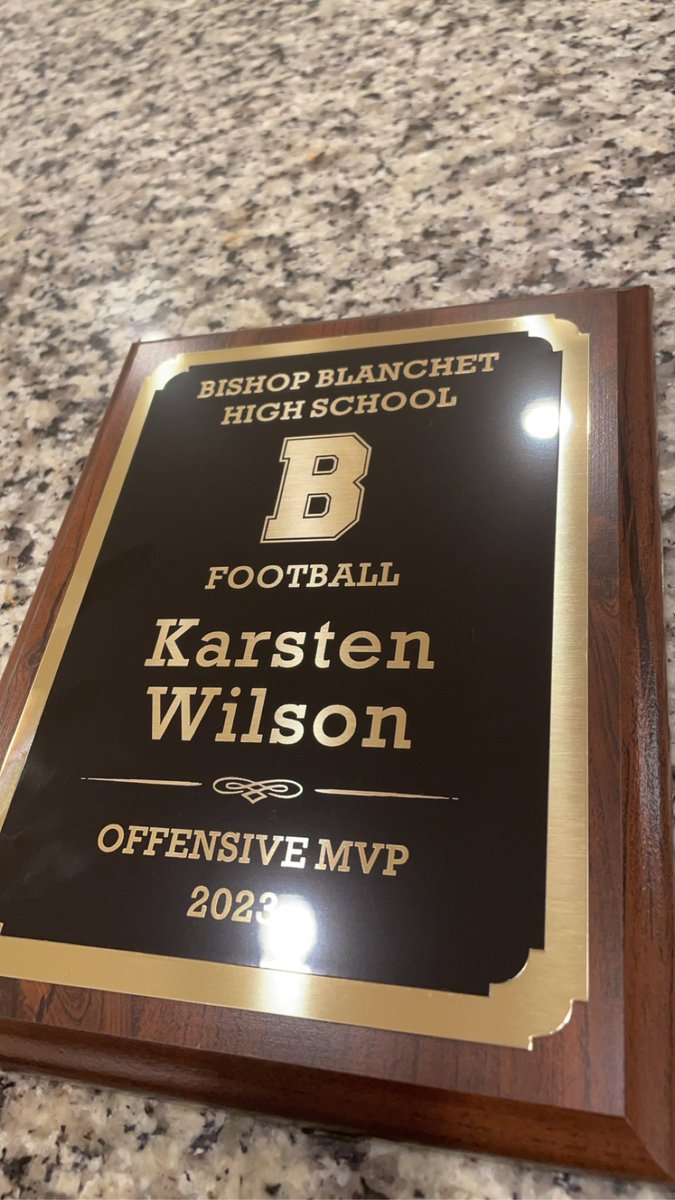 Karsten Wilson (@wilson_karsten) on Twitter photo Proud to have been named Offensive MVP this year for my team. Couldn’t have done it without this special group of guys especially my offensive line. Onto next season!! <a href="/bbhs_football/">Bishop Blanchet Bears FB</a> <a href="/CoachSalle/">Coach Salle</a> <a href="/CoachLeander/">Coach Leo</a> Proud to have been named Offensive MVP this year for my team. Couldn’t have done it without this special group of guys especially my offensive line. Onto next season!! <a href="/bbhs_football/">Bishop Blanchet Bears FB</a> <a href="/CoachSalle/">Coach Salle</a> <a href="/CoachLeander/">Coach Leo</a>