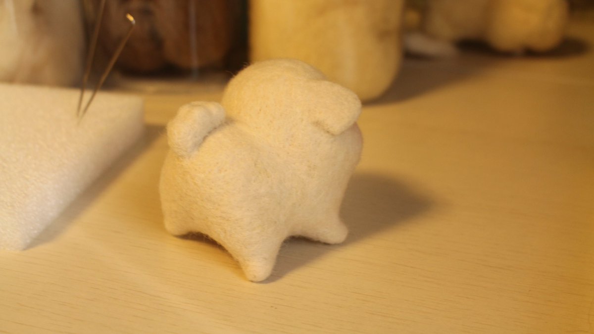 こんなクリマ直前なのに、めちゃくちゃ可愛い子が生まれましたー❣️
出来た瞬間、可愛すぎて悶えた〜🥰❤️

ペキニーズちゃん完成しました✨

#羊毛フェルト　#ペキニーズ