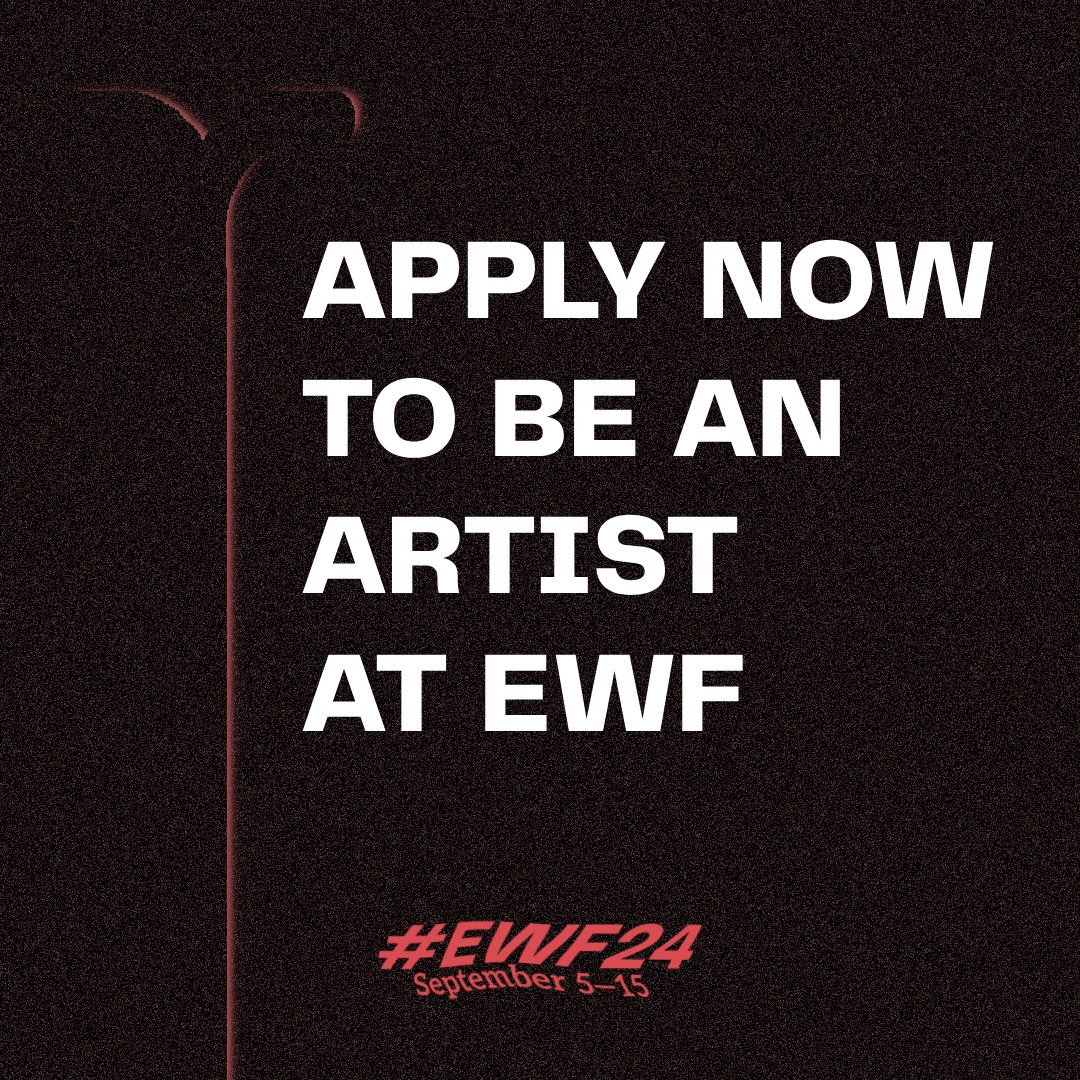 EmergingWriters's tweet photo. The #EWF24 Artist Call-out is now open!✨

Got an event idea? Always wanted to share your work? EWF returns in 2024 with online and IRL events from September 5-15, and we want YOU! Yeah, you!!

Apply here: https://t.co/XH6uVz316w

Applications close 5PM AEDT, 11 Feb 🗓️ https://t.co/5fetVQURHd