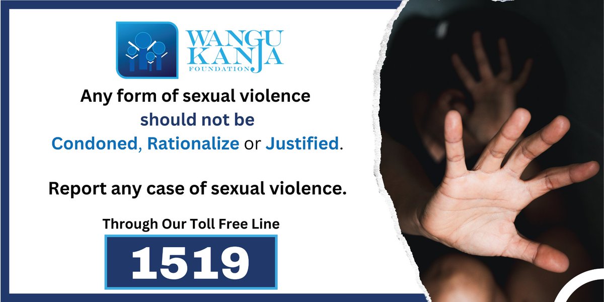 WanguKanjaF's tweet photo. The link between gender equality & sexual violence is profound. Gender inequality contributes to power imbalances, fostering an environment where some individuals feel entitled to control others.
Report cases of sexual violence through toll free line 1519.
#CounteringBacklash11 https://t.co/rI15wdlmHp