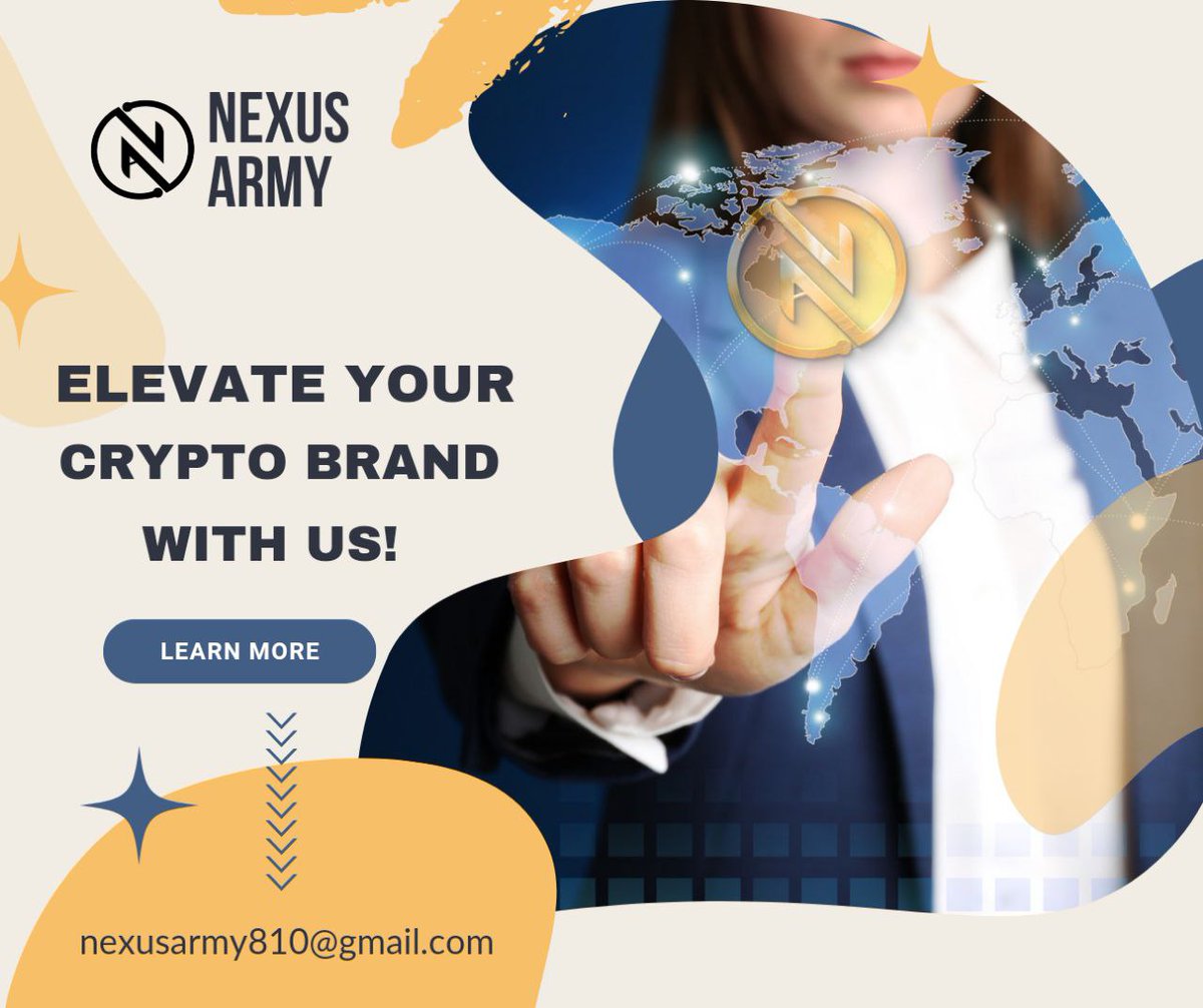 _Dr_Nicholas's tweet photo. @HTX_Global Secure your place in the crypto spotlight with Nexus Marketing Army. We provide the strategic advantage needed for your project to shine in the digital realm. 🔐 "

#NEXUS_Marketing_Army

@Nexus_Army ✨💜✨

#BNB #CryptoPromotion #ETH https://t.co/3IajhvnF9R