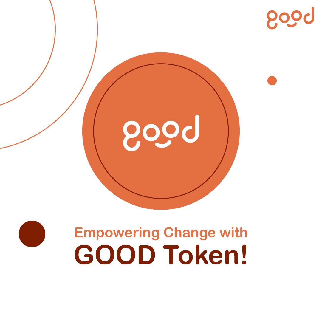 goodfoundation_'s tweet photo. Empowering Change with GOOD Token! 🌐🚀 Our innovative blockchain solution is reshaping donation businesses. Join us as we build and unleash the GOOD Token ecosystem for a future of impactful giving. 💙🔗 #GOODToken #BlockchainPhilanthropy https://t.co/lL1zLUyNrN