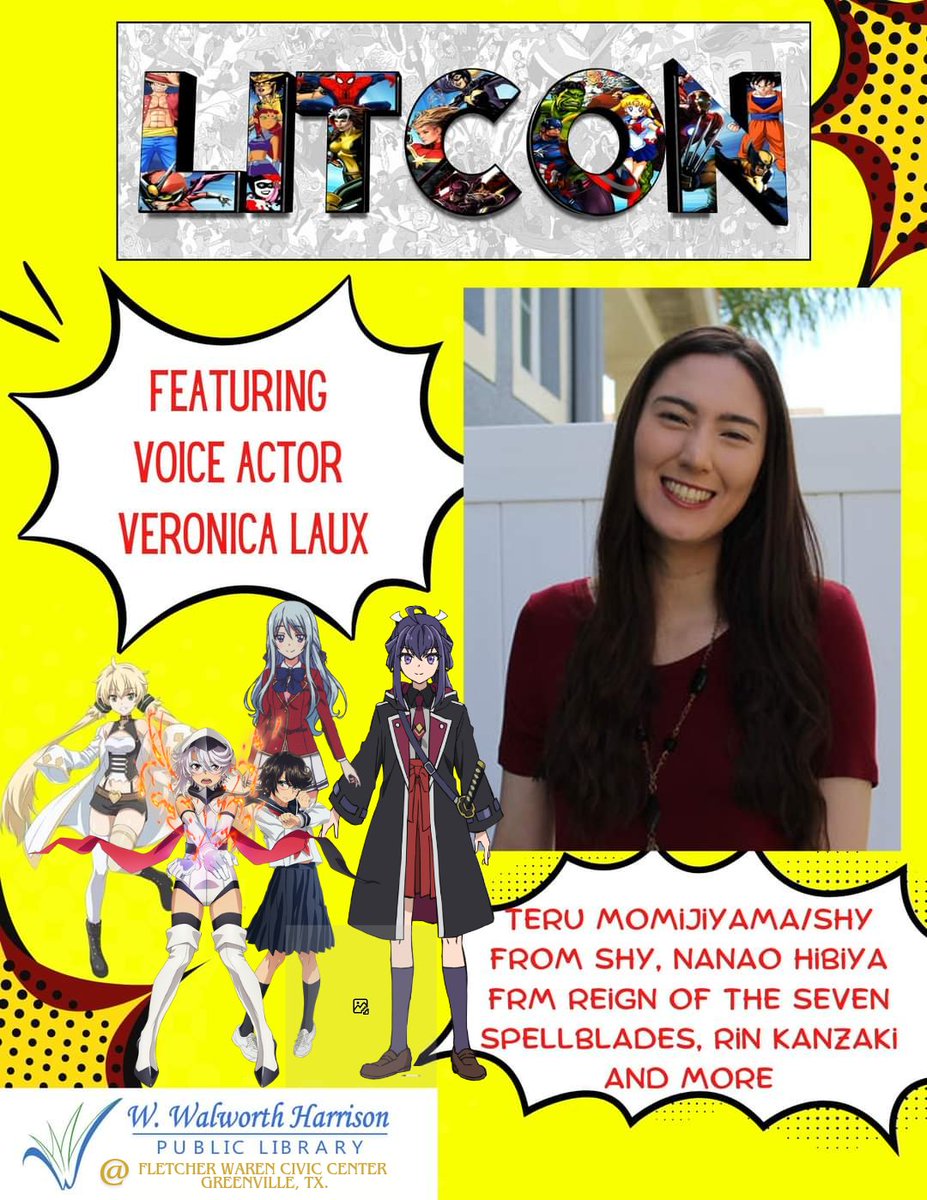 ✨Super excited to announce my 1st convention appearance✨

📆MARK THE DATE📆

I’ll be attending LITCON on March 16th, 2024 at the Fletcher Waren Civic Center in Greenville, TX. 

Hours are 10am-4pm. I look forward to seeing everyone 😊❤️‍🔥