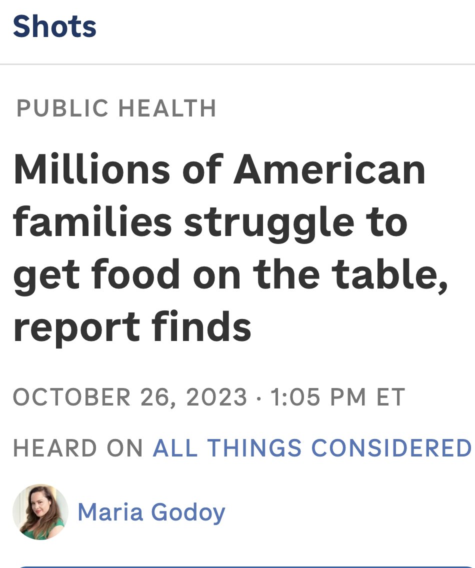 Millions of American families struggle to get food on the table