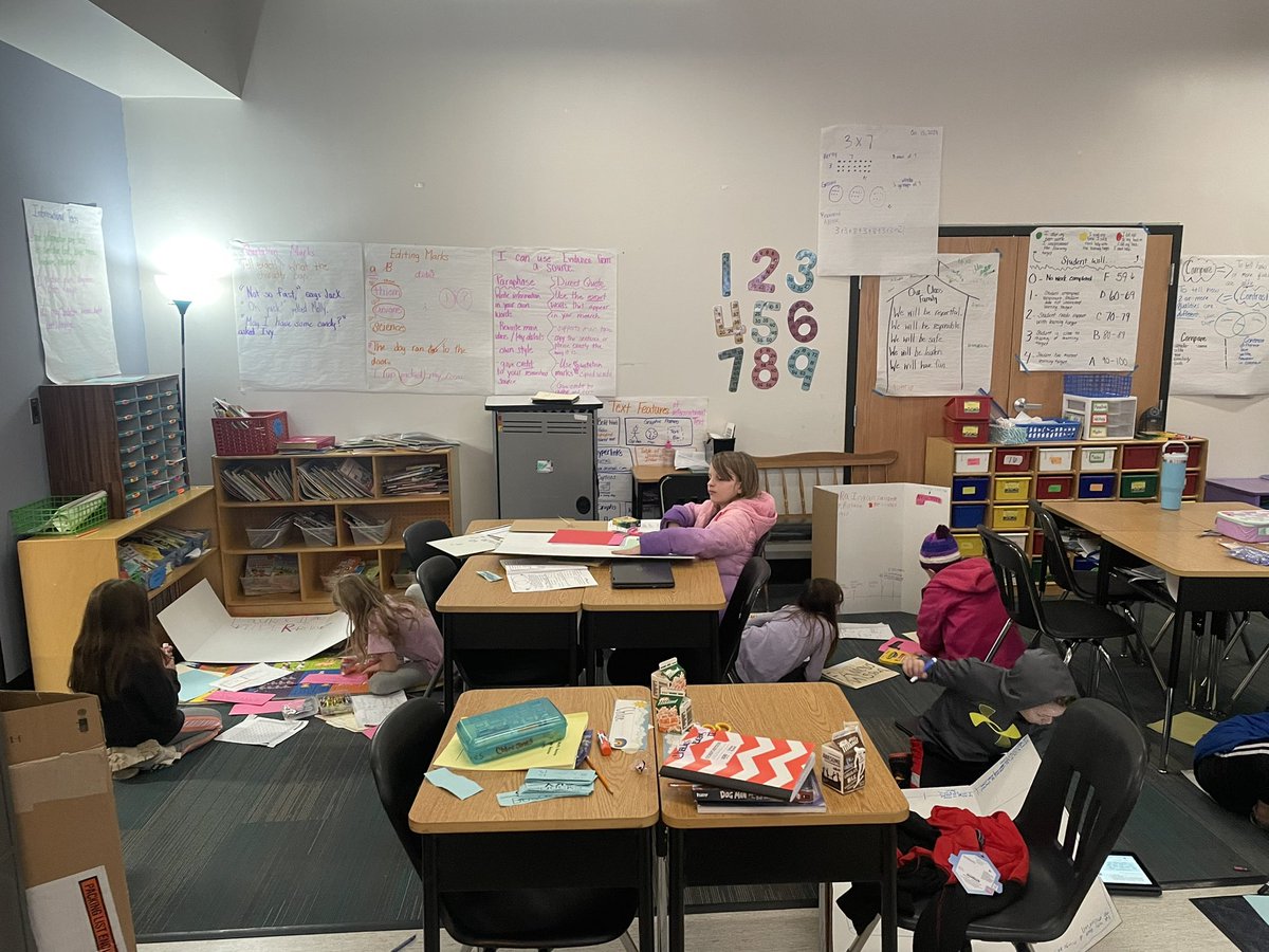 We are getting ready for our Famous Missourian Wax Museum! Hard at work! <a href="/LindberghSchool/">Lindbergh Elementary</a>