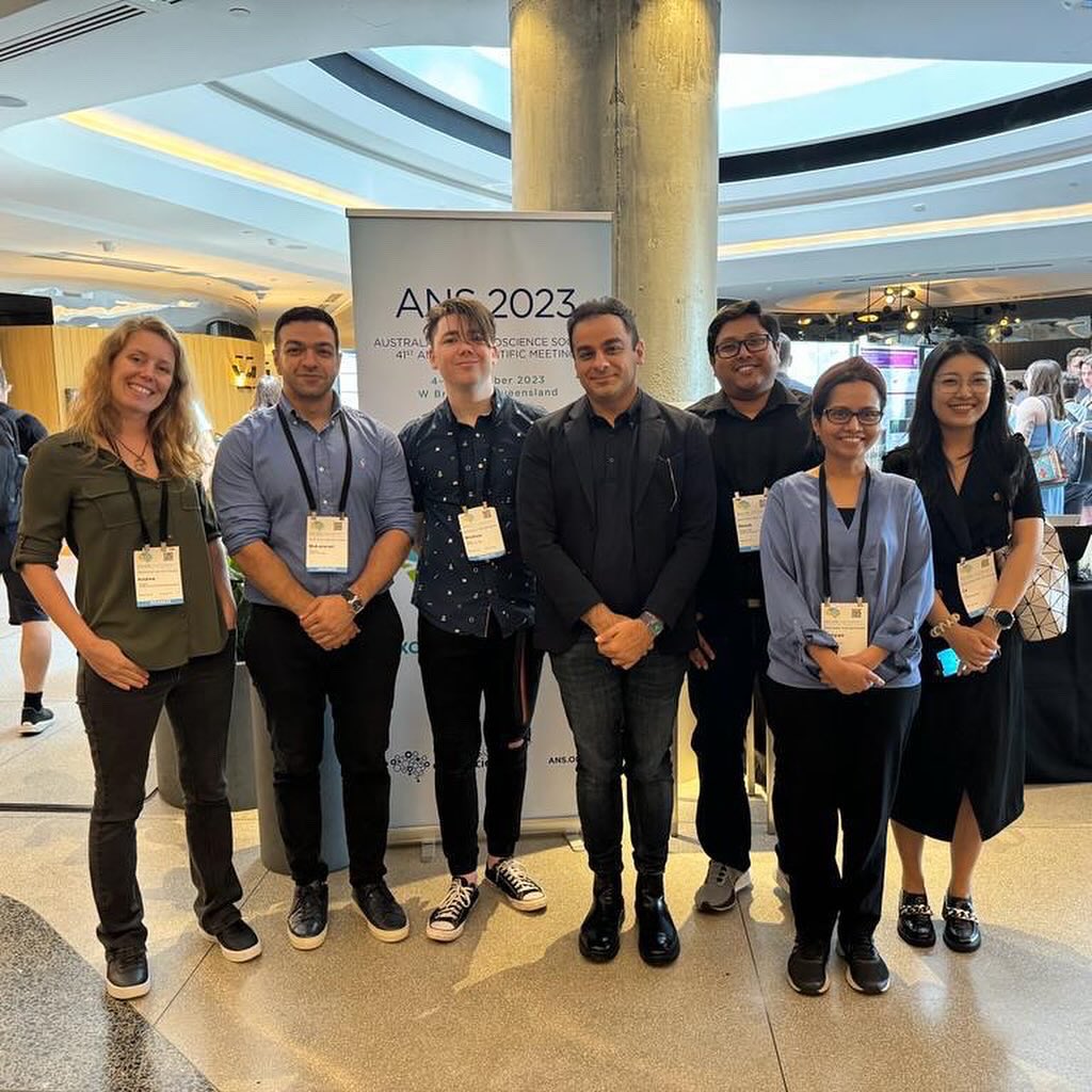 Navigating the realms of neuroscience at ANS 2023 in Brisbane! 🧠 Exciting times as we contribute to the forefront of neuroscience innovation! #NeuroScienceJourney #ANS2023 #ResearchExcellence @clemjonesgroup