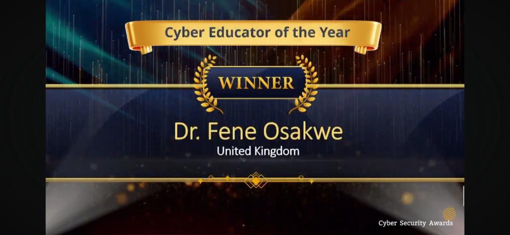 feneosakwe's tweet image. As we wrap up the year, one thing I am grateful to God for is the recognition and awards in my sphere of influence.
I look forward to doing more next year.

#CyberSecurity 
#cybereducator
#cyber