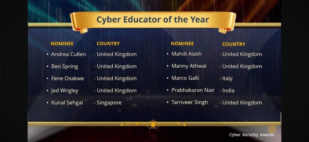 feneosakwe's tweet image. As we wrap up the year, one thing I am grateful to God for is the recognition and awards in my sphere of influence.
I look forward to doing more next year.

#CyberSecurity 
#cybereducator
#cyber