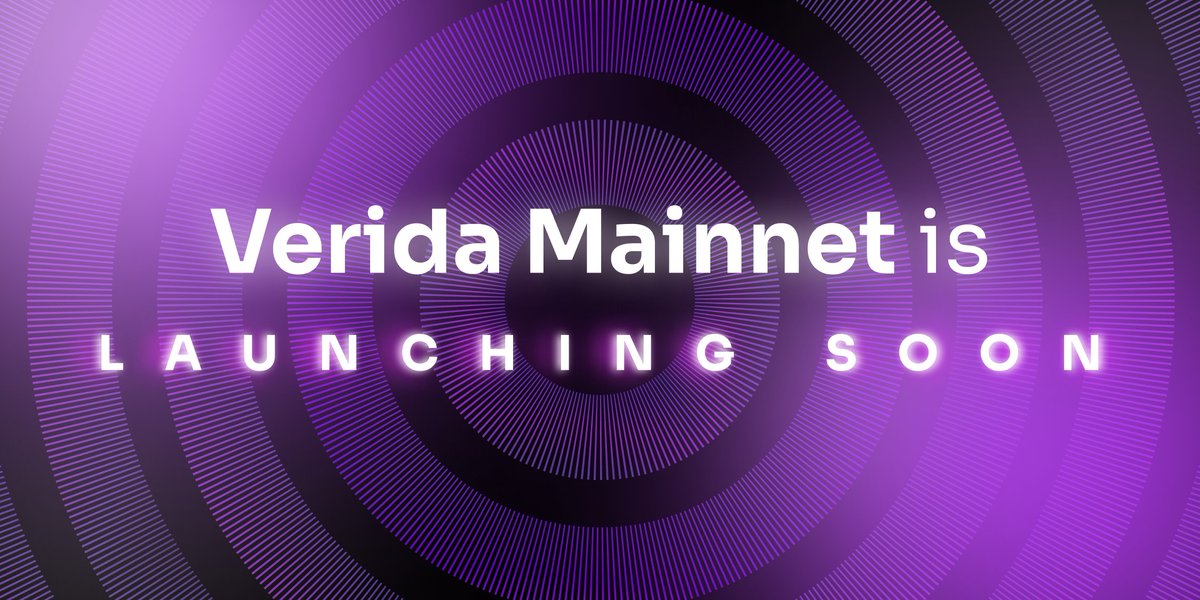 🚀 Exciting Update: Verida Mainnet Launch is Coming!

🌐 The Verida #Mainnet is set to go live this month, marking the arrival of the first private self-sovereign data network for #web3.

Let's dive into what you can expect when mainnet goes live 👇

1/12