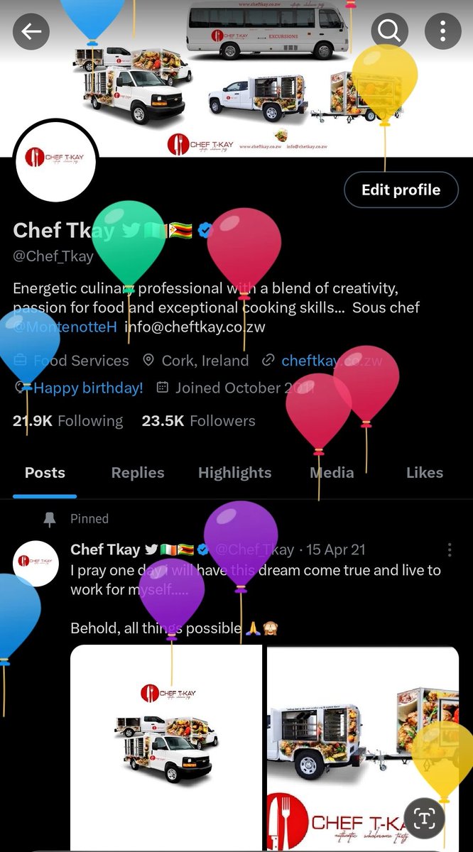 Chef_Tkay's tweet photo. As the culinary architect of my destiny, I celebrate another chapter in the grand feast of life. May the journey ahead be a rich tapestry of experiences, woven with threads of resilience and seasoned with the spices of dreams. Let the challenges be like rare ingredients, enhancing the flavor of triumphs yet to unfold. Here's to crafting a life as intricate and flavorful as the most exquisite dish, with each day offering new culinary delights of growth, joy, and accomplishment. Happy Birthday to the chef extraordinaire – myself! 🎂✨