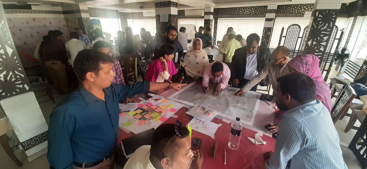 Bangali communities are so constructive in discussion and equally creative in co-mapping their future cities - Chattogram, Bangladesh