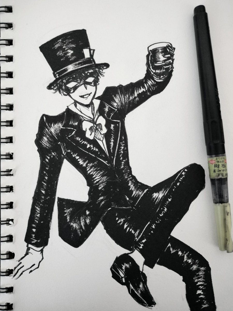 NereusCalden's tweet image. Even tho monsieur tippyman is in hiatus, aaaaaaaa #TopArt