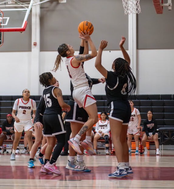 Women’s basketball win in overtime. Final score 69-66. 

#PierceVsCerritos