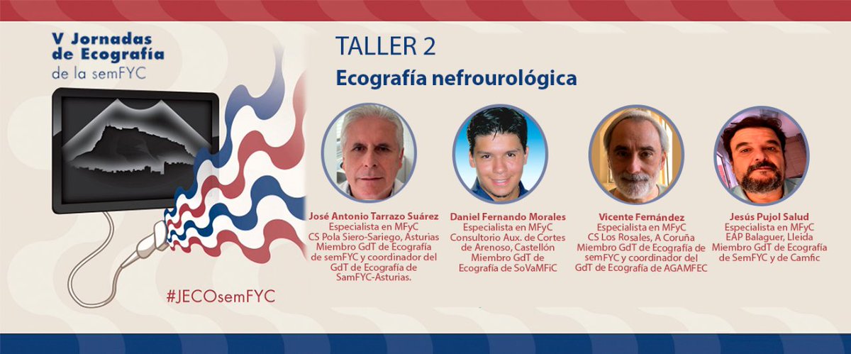 semfyc's tweet photo. 🩺Jornadas de Ecografía de la semFYC - ¡Seguimos difundiendo el programa!📢

𝗧𝗮𝗹𝗹𝗲𝗿 𝟮: 𝗘𝗰𝗼𝗴𝗿𝗮𝗳𝗶́𝗮 𝗻𝗲𝗳𝗿𝗼𝘂𝗿𝗼𝗹𝗼́𝗴𝗶𝗰𝗮

Con⤵️
José Antonio Tarrazo
Daniel Fernando Morales
Vicente Fernández 
Jesús Pujol (@JesusPujolSalud)

#JECOsemFYC
@EcosemfyC 
@SoVaMFiC https://t.co/qgjTe0Sos6