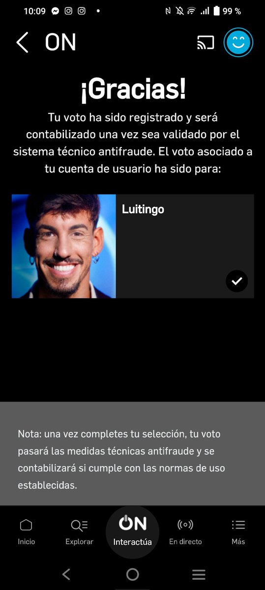 galopera65's tweet photo. Voto fresquito y recién salido del horno
Sigamos!!!
#GHVIP7N https://t.co/xdKzxQcN7z