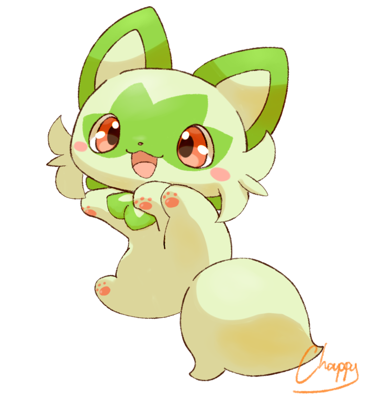 ニャオハ 「にゃにゃ」|チャッピー🦊🐾のイラスト