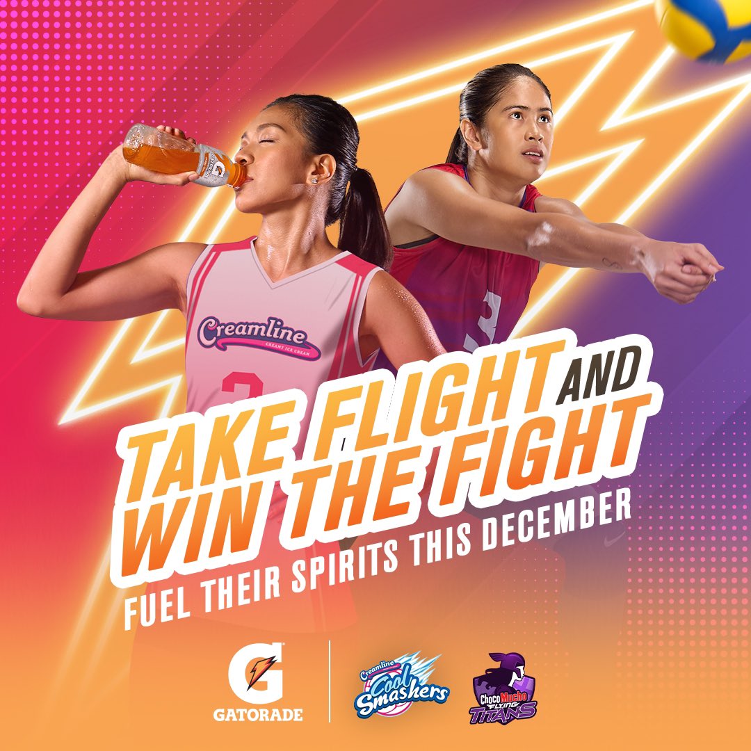 These two teams are always at the top of their games because they’re fueled by Gatorade! Watch out as the Cool Smashers and Choco Mucho Flying Titans take the PVL semis by storm! 🏐⚡️ #GatoradeFuelsYouForward #RebiscoVolleyballPH