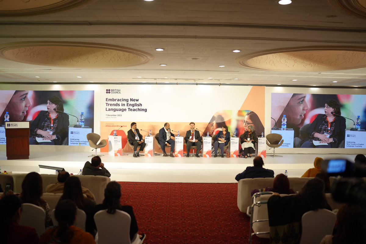 pkBritish's tweet image. &quot;Embracing New Trends in English Language Teaching&quot;

The Conference Has Begun!

#EnglishProgrammes  #ELTConference #Education4EveryGen #lahore