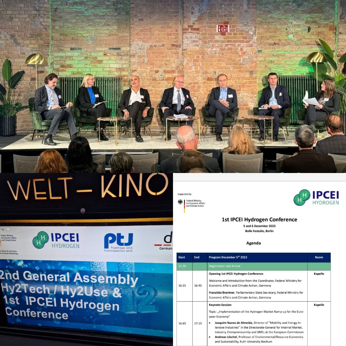andreasloeschel's tweet photo. The #IPCEI Hydrogen Conference brought together stakeholders from the private and public sector from #Hy2Tech and #Hy2Use to discuss the European hydrogen market ramp-up. It was great to speak and join the opening panel. @BMWK @fz_juelich @dena_news
https://t.co/RXfxqoOFGF https://t.co/AdPGZkNT3k