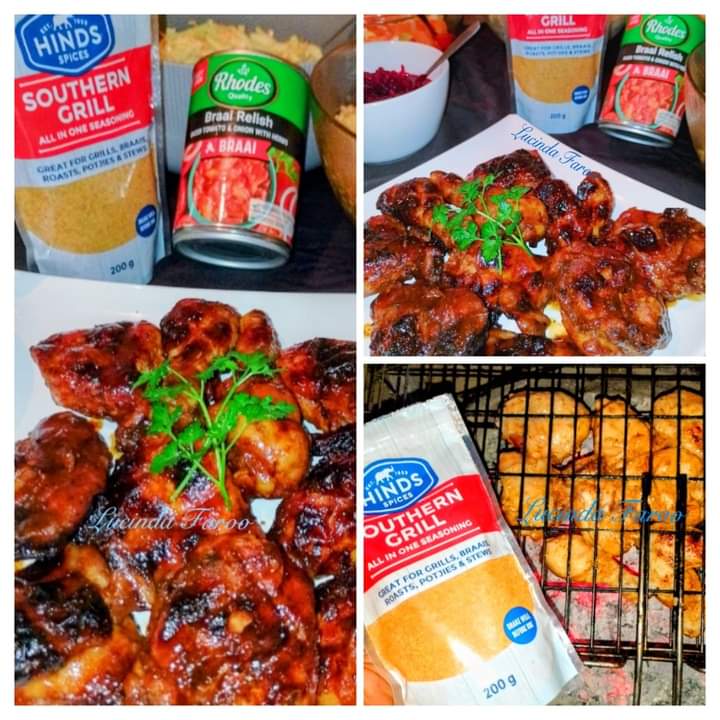 MissLucyB_'s tweet photo. @Khaya_dladla I absolutely love, love, love the Hinds Southern Grill spice, i simply cannot go without it. I've switched up my sticky braaied chicken by adding my Hinds Southern Grill Spice to my marinade 💯❤️🔥🍗 #HindsSpicesMealMakeover 
@gagasifm https://t.co/CsJEar5eug