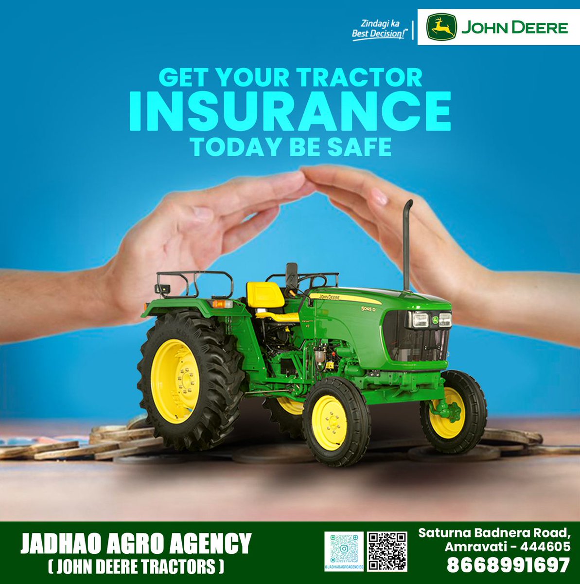 JadhaoAgro's tweet image. "Secure today, prepared for tomorrow. 📷 #InsurancePeace #FinancialSafety"