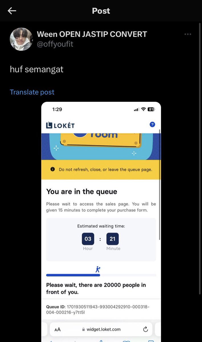 jastipinbrodi's tweet image. ‼️SCAMMER WTS TIKET NCT 127 THE UNITY IN JAKARTA‼️

@jaesupplies @ursimplycity @offyoufit SCAM PLZ NO INTERACT GES PLZ

wts tiket the unity cat 1 scam

#NEOCITY_THE_UNITY_JAKARTA #NCT127_NEOCITY_THE_UNITY #THEUNITYINJAKARTA #NEOCITYINJAKARTA #zonauangᅠ