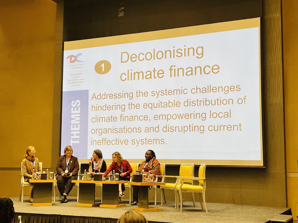 At #DCDays23 today participating in really interesting discussions on improving #accountability and quality of #climatefinance so that it delivers for those that need it the most ⁦@IIED⁩ ⁦@WorldBank⁩!