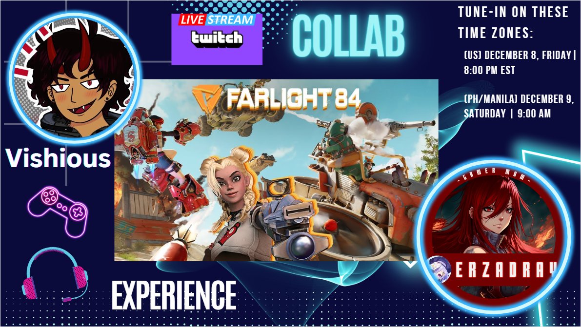ErzaDray's tweet photo. Farlight Collab with @VishiousVT 
Join us form a full squad https://t.co/lLDndqZN7M