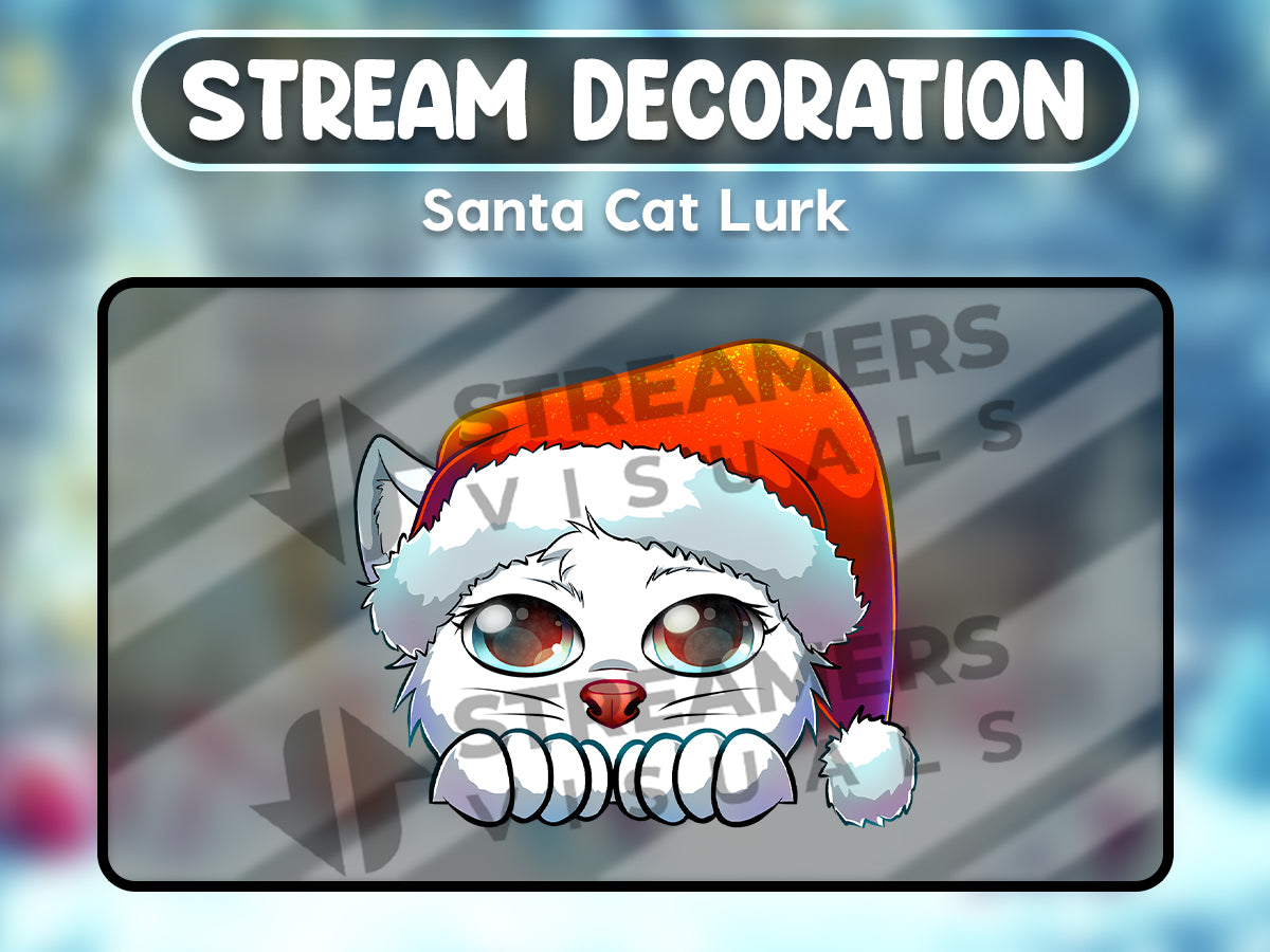 Ring in the festive cheer on your Twitch streams with our Santa Cat Lurk decoration! 🎅🐱 Engage viewers and upgrade your Christmas ambiance at Streamers Visuals. Ready for instant download! #StreamingUpgrade #FestiveFun

👉 streamersvisuals.com/products/santa…