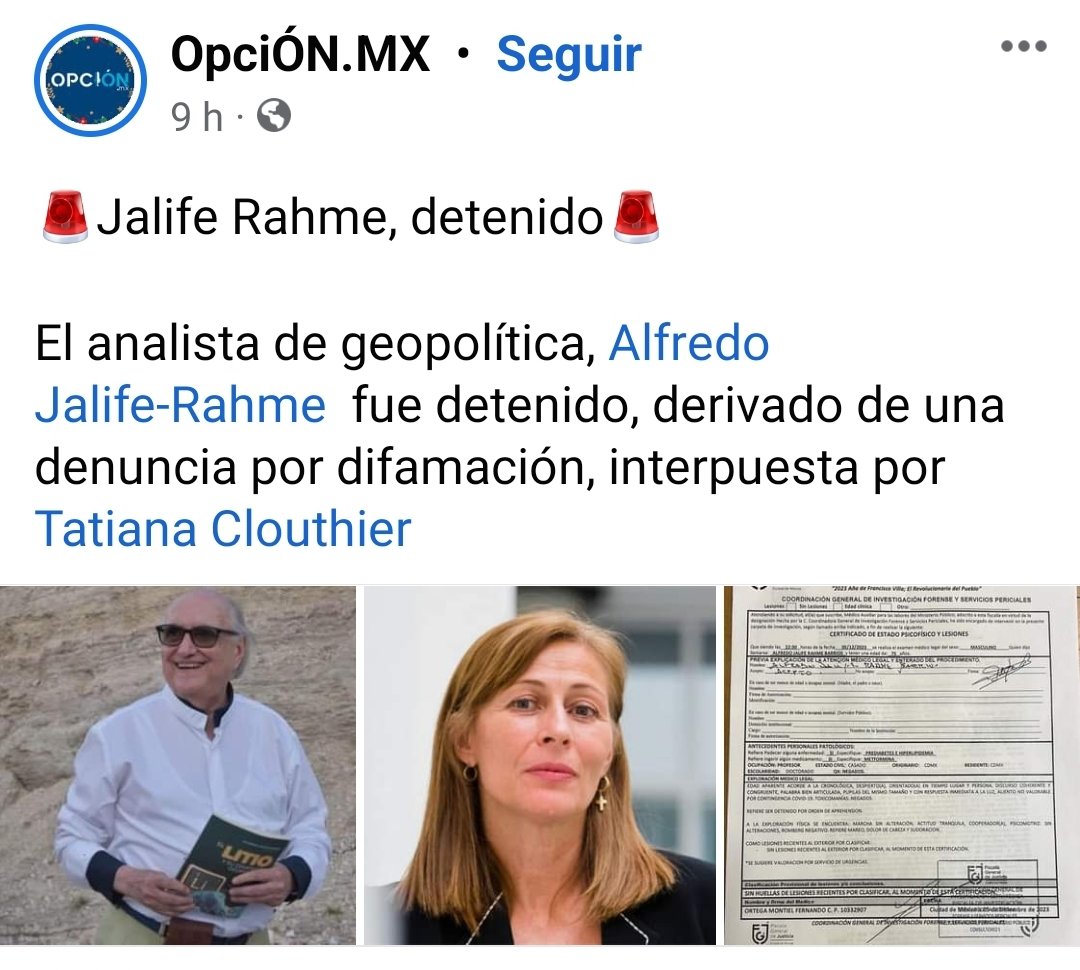 CusDosantos's tweet photo. NO MAMEN, si tan rápido detienen a alguien por "Difamar" voy a denunciar a todas mis ex. Esto le puede costar la vida Política a Tatiana. ¿Estamos en siria? ¿En Irak? O que chingados? 
¿Cómo es posible que una vendetta personal pueda ser consentida? Esto le va a costar a la 4t https://t.co/53wV36WjyX