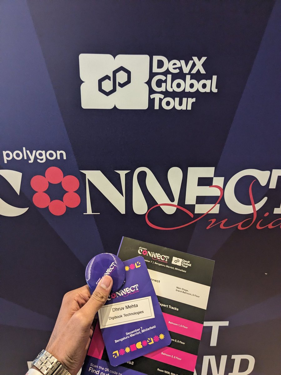 wilder569's tweet photo. Currently attending the Polygon Connect event by @0xPolygonDevs
#PolygonConnect #Polygon #IBW #IndianBlockchainWeek https://t.co/zCAup46Ops
