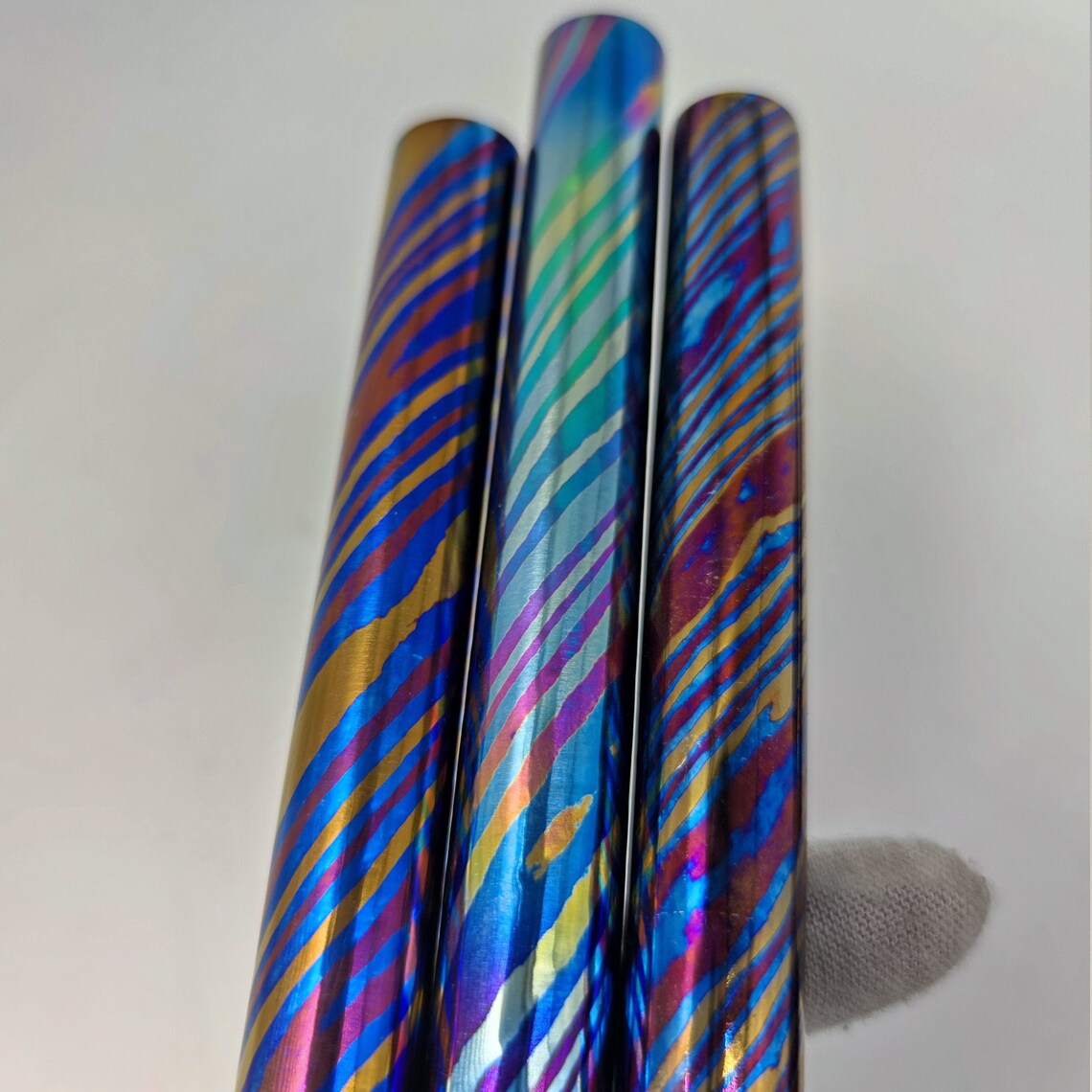 ji_sophia73797's tweet image. Titanium damascus 3 alloys 

#titaniumdamascus    #mokuti    #timascus
#zircuti  #mokumegane     #crystalti       #crystaltitanium          #stainlesssteeldamascus       
#edc          #knives           #rings       #watches           #CNC