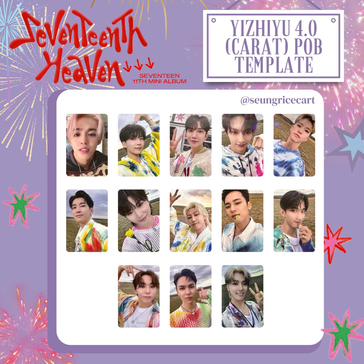 seventeen mini11 一直娯 yizhiyu yzy4.0 13枚 seventeen mini11 一直娯 yizhiyu yzy4.0 13枚 SEVENTEEN 11th