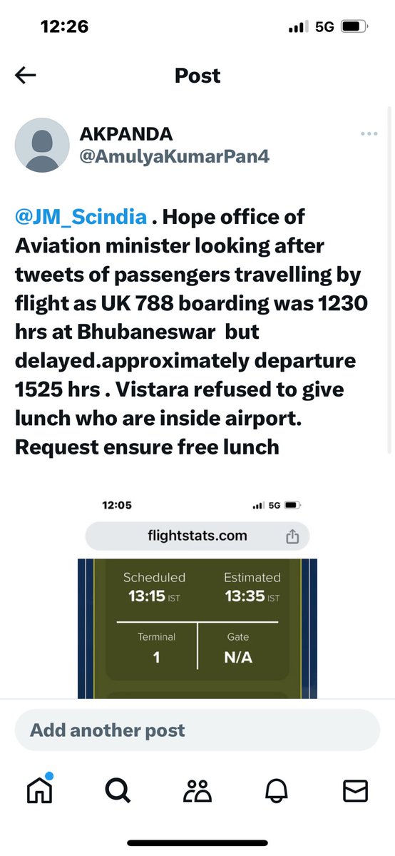 @airvistara UK788 delayed more then two hrs & boarding was 1230 hrs . Request to organise lunch for passengers at airport who have checked in .