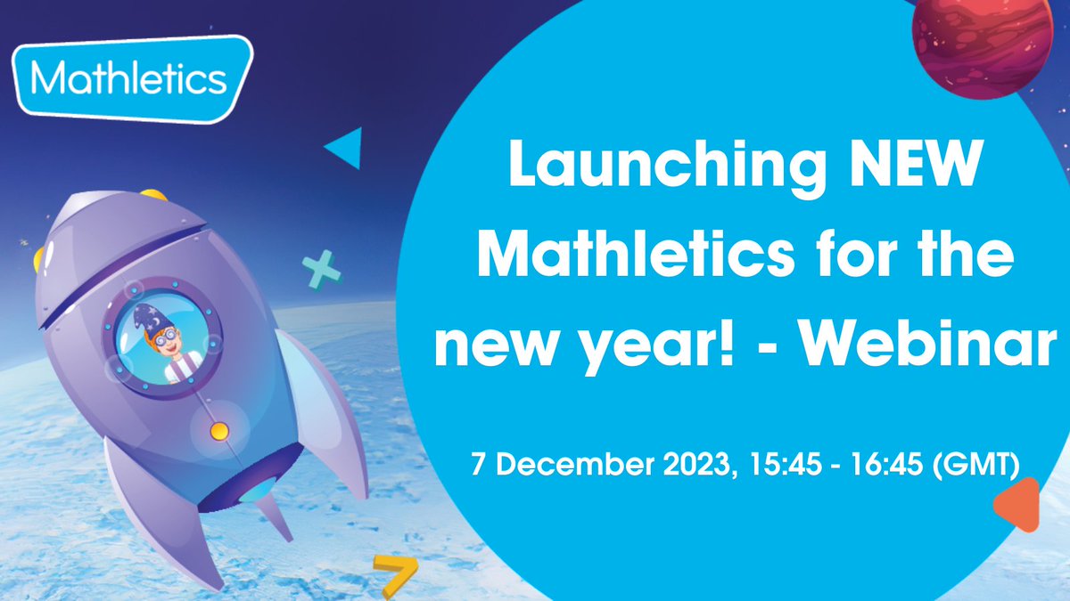 The Launching NEW Mathletics Webinar is finally here!⏰ With a fresh new look that promotes engagement and regular usage, Mathletics will be better than ever at boosting students’ maths skills! 📈 Join us today at 15:45 (GMT): ow.ly/auNa50PKakL