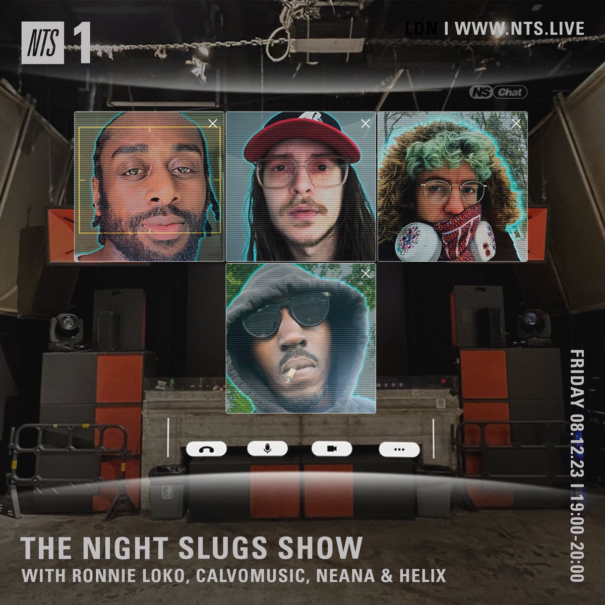 📡The Night Slugs Show is back on @NTSlive tomorrow (friday) 19:00GMT this month we look back at a big 2023 thru the lens of the award-nominated Night Slugs Classics Remixed With special guests @RonnieLoko @_CalvoMusic @TTNeana + @1djhelix in the mix 🔒