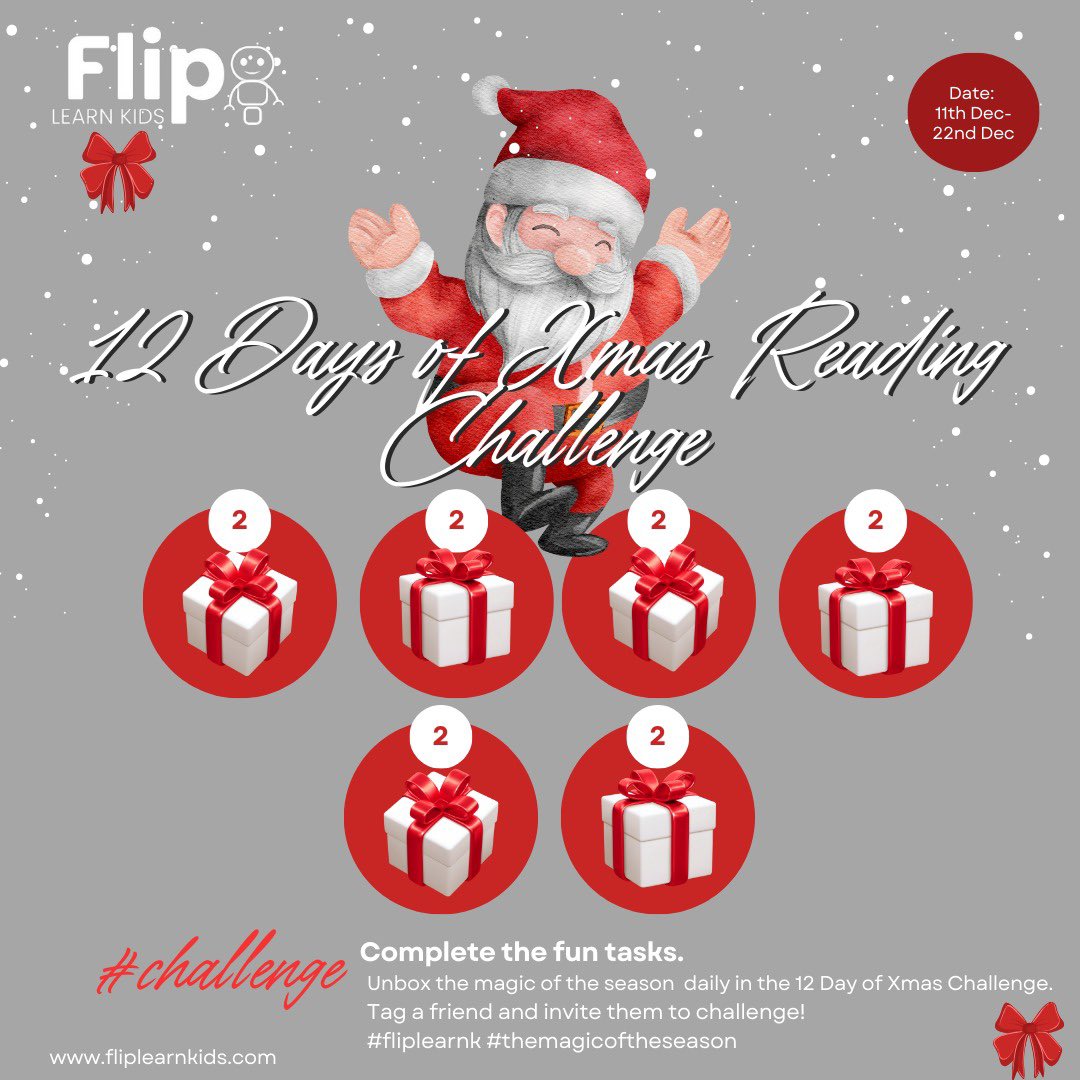 Unwrap the gift of knowledge this holiday season with our 12 Days of Christmas Reading Challenge! shorturl.at/mACG6