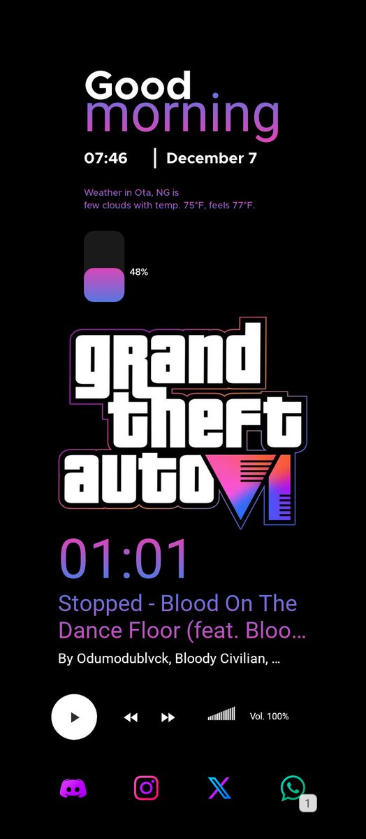 FrontendGeek (@olayeyemuideen) on Twitter photo Good morning 🌞
Today's Homescreen
Floral KWGT <a href="/theandrofreak/">theandrofreak</a>
Mini music KWGT <a href="/ppickCH/">PK</a>
Wall <a href="/ArrowWalls/">Arrow</a>
Chroma icon <a href="/natewren/">Nate Wren</a>
Mock-up <a href="/andro_idfans/">andro_idfans🇨🇺💪 100% template and walls</a> and others I didn't mention 🙏
#kwgt #aahomescreens
#Wallpapers #withNova #personalization Good morning 🌞
Today's Homescreen
Floral KWGT <a href="/theandrofreak/">theandrofreak</a>
Mini music KWGT <a href="/ppickCH/">PK</a>
Wall <a href="/ArrowWalls/">Arrow</a>
Chroma icon <a href="/natewren/">Nate Wren</a>
Mock-up <a href="/andro_idfans/">andro_idfans🇨🇺💪 100% template and walls</a> and others I didn't mention 🙏
#kwgt #aahomescreens
#Wallpapers #withNova #personalization