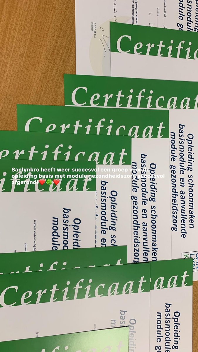sanlynkro's tweet photo. Alweer een groep succesvol opgeleid! 👍🍀👍 https://t.co/IOCIJM6cfs