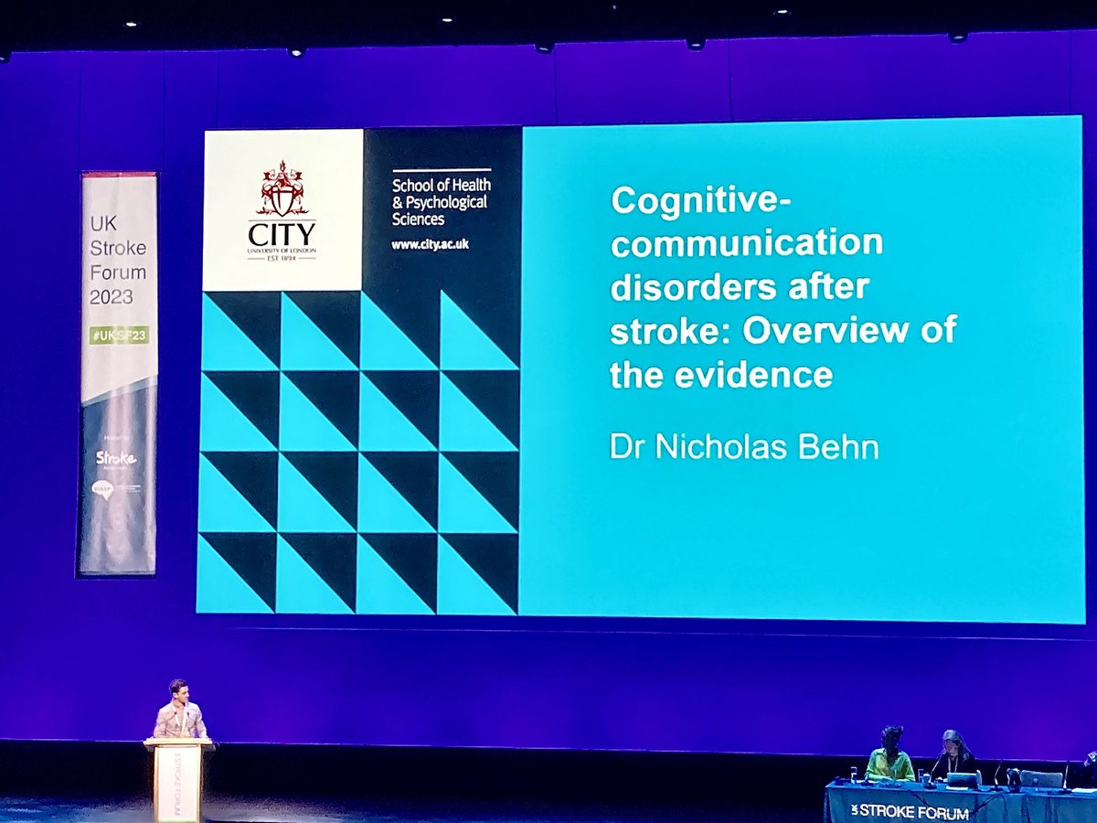 Dr Nicholas Behn (@nicholasbehn) on Twitter photo Cognitive communication disorder can occur in stroke though how do we diagnose this disorder? Whose role is it? What terms do we use?
This is what myself and others discussed yesterday at #UKSF23
<a href="/vml11/">Vicky Lack</a> <a href="/nicolecharleslt/">Nicole Charles</a> <a href="/maire_mckenna/">Máire McKenna</a> Cognitive communication disorder can occur in stroke though how do we diagnose this disorder? Whose role is it? What terms do we use?
This is what myself and others discussed yesterday at #UKSF23
<a href="/vml11/">Vicky Lack</a> <a href="/nicolecharleslt/">Nicole Charles</a> <a href="/maire_mckenna/">Máire McKenna</a>