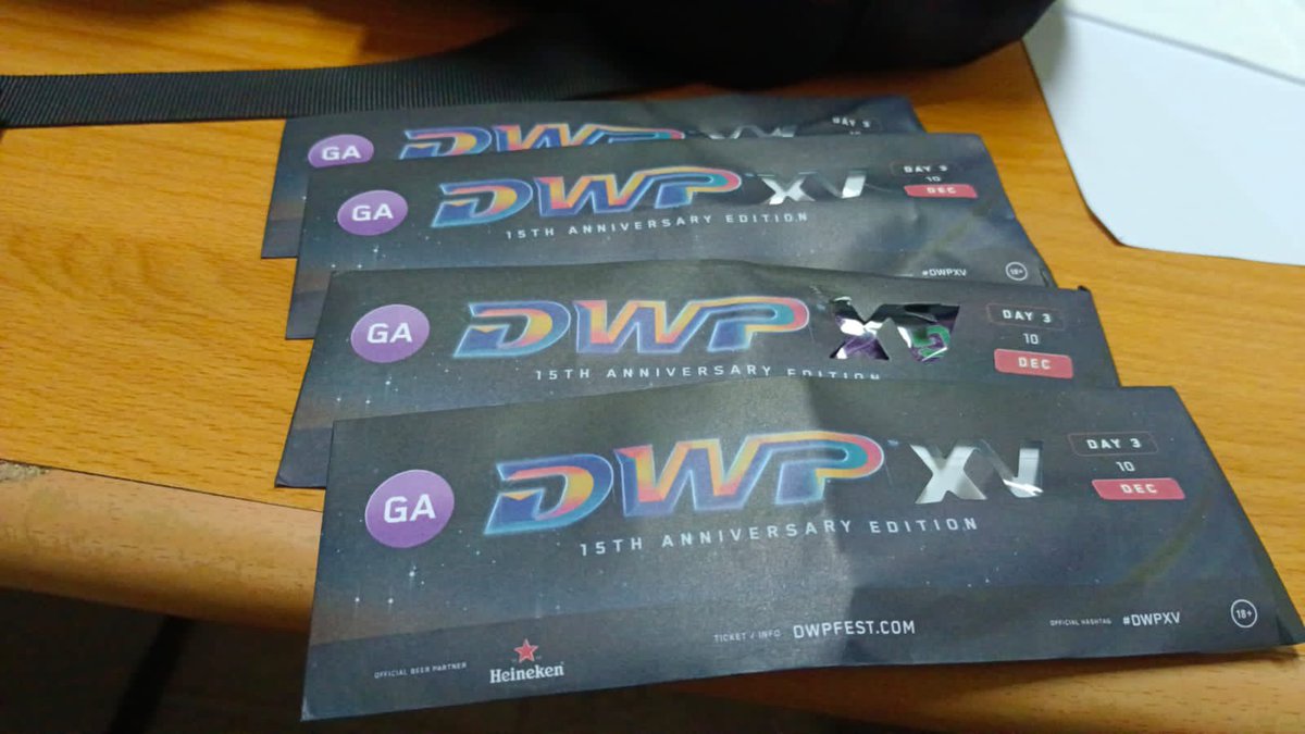 krisnasupp's tweet photo. yu guys
WTS Tiket DWP DAY 3 General Admission nih https://t.co/g8YTjKDBwq