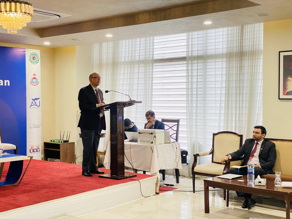 SVI_Pakistan's tweet photo. 🔹Day III of #SVIWorkshop2023 featured a vital session on 'Non-Nuclear Strategic / Disruptive Technologies and Pakistan's Response' by Mr. @shayanjamy, Research Officer SVI

🔸The session was followed by Closing Remarks by @Dr_NaeemSalik and another round of Q&As, moderated by Mr. @usman_ndu 

#SVI #SVIEvents #StrategicVisionInstitute