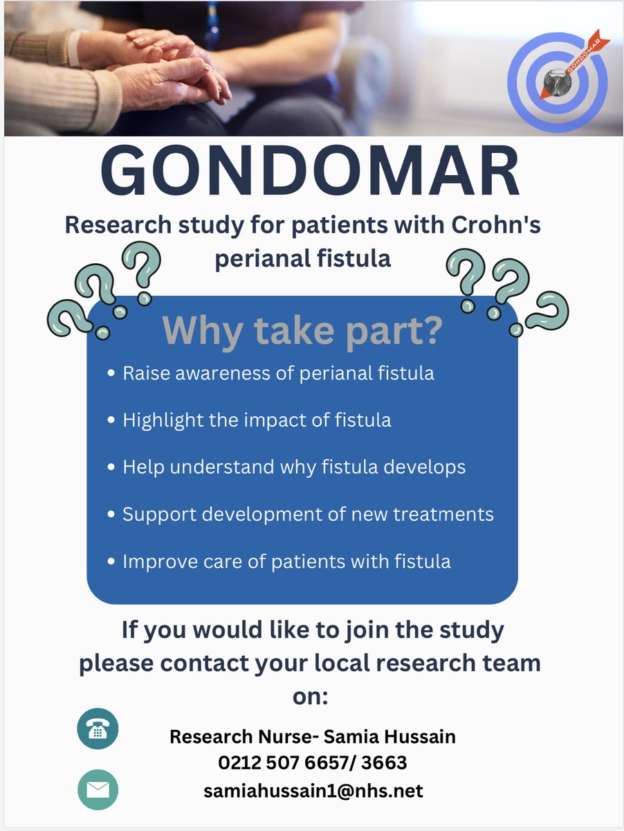Do you experience Crohn's? We are delivering a study you may be able to participate in....#bepartofresearch #crohns #gastro @CRN_WMid